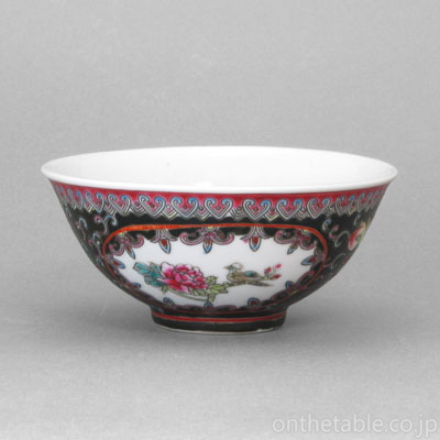 中国(景徳鎮)  花鳥*桃