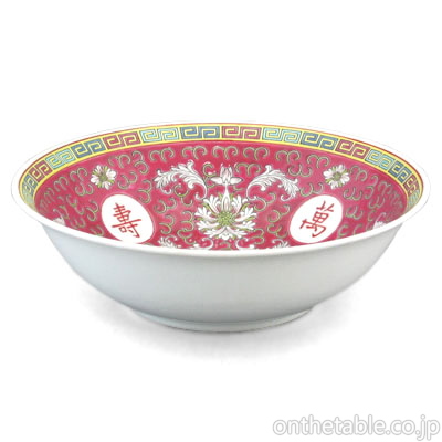 中国(景徳鎮) 花唐草*丸窓文字