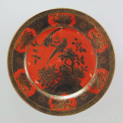 中国(景徳鎮) 紅金支花