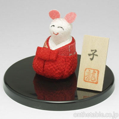 龍虎 置物(十二支飾)